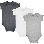 Load image into Gallery viewer, 123 Bear Baby Bodysuit / Bodyvest made from soft Cotton Spandex - 3 pack