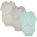 Load image into Gallery viewer, 123 Bear Baby Bodysuit / Bodyvest made from soft Cotton Spandex - 3 pack