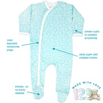 Load image into Gallery viewer, 123 Bear 2 Pack Footed Sleep-N-Play PJs Rompers Jumpsuit100% Cotton with Mitten Cuffs Unisex Boys Girls
