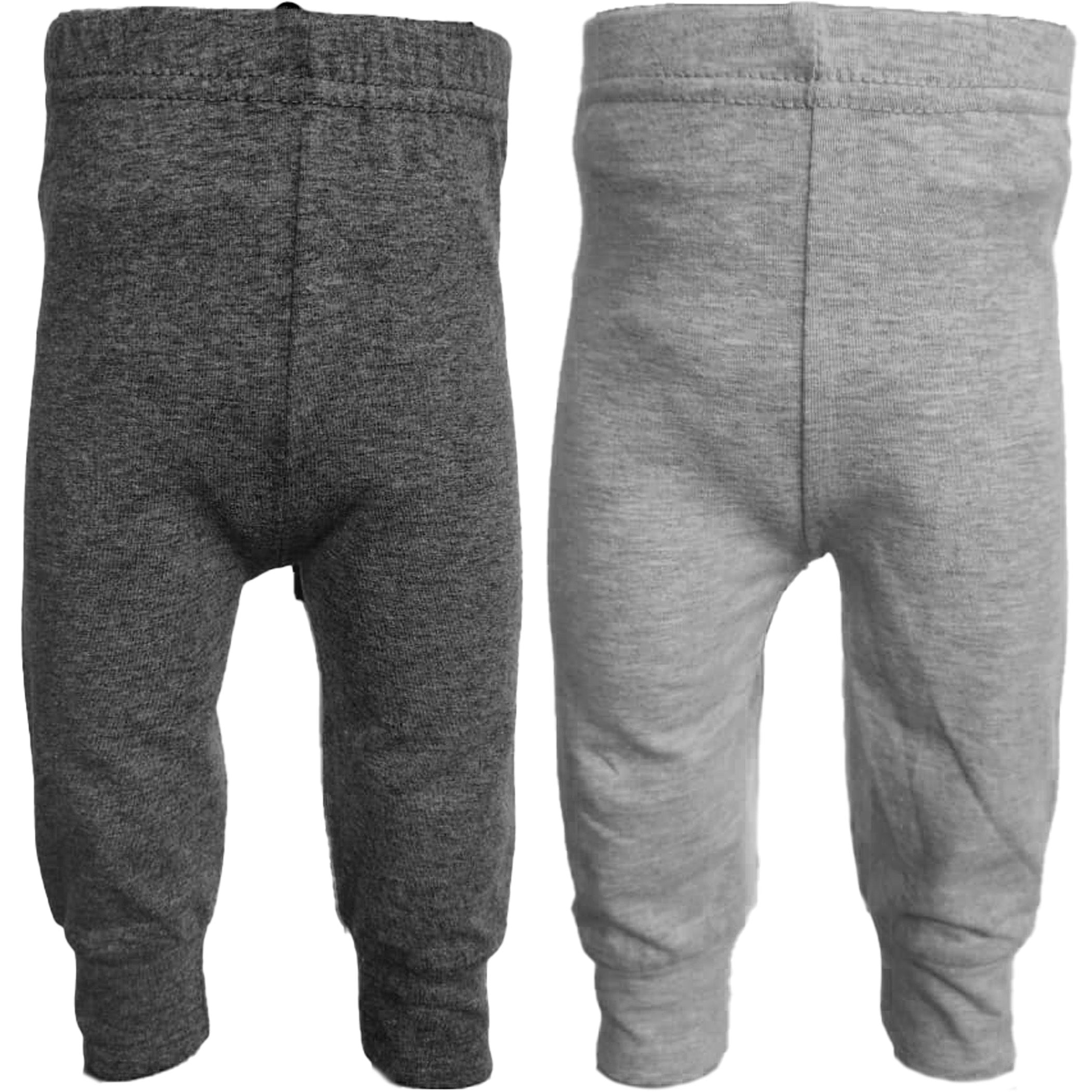 123 Bear Ultra-Soft Cotton Spandex Baby Pants- Multipack