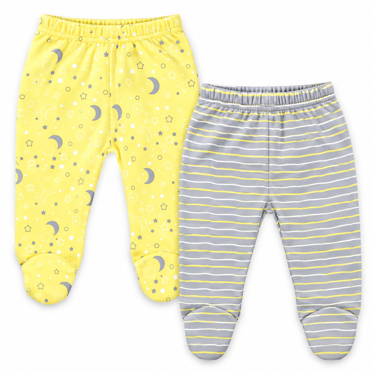 100% Cotton Baby Pants with Footies
