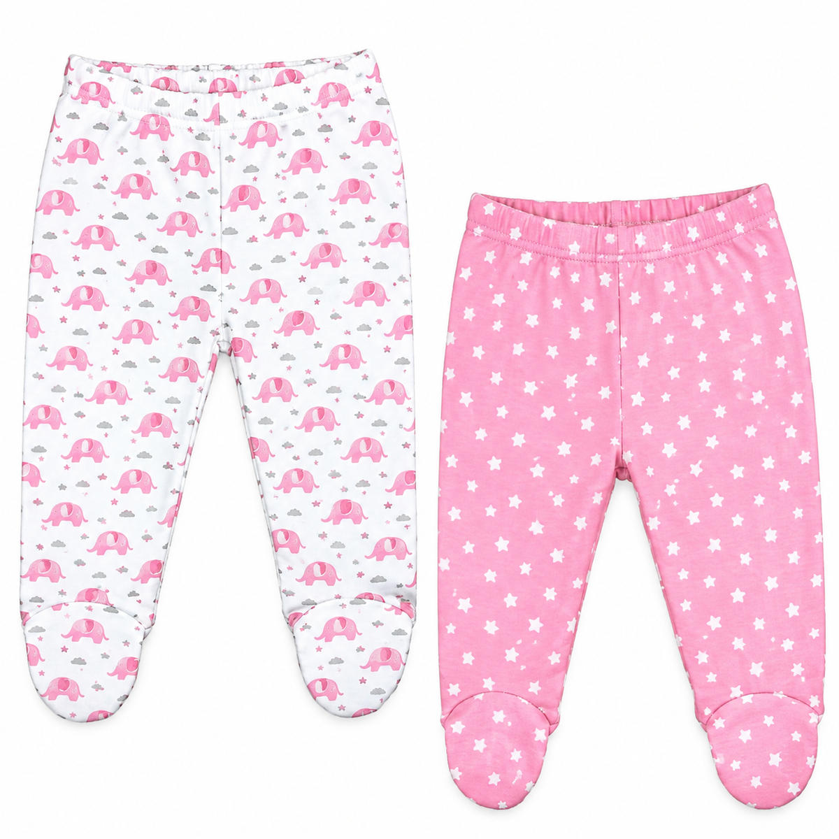 100% Cotton Baby Pants with Footies