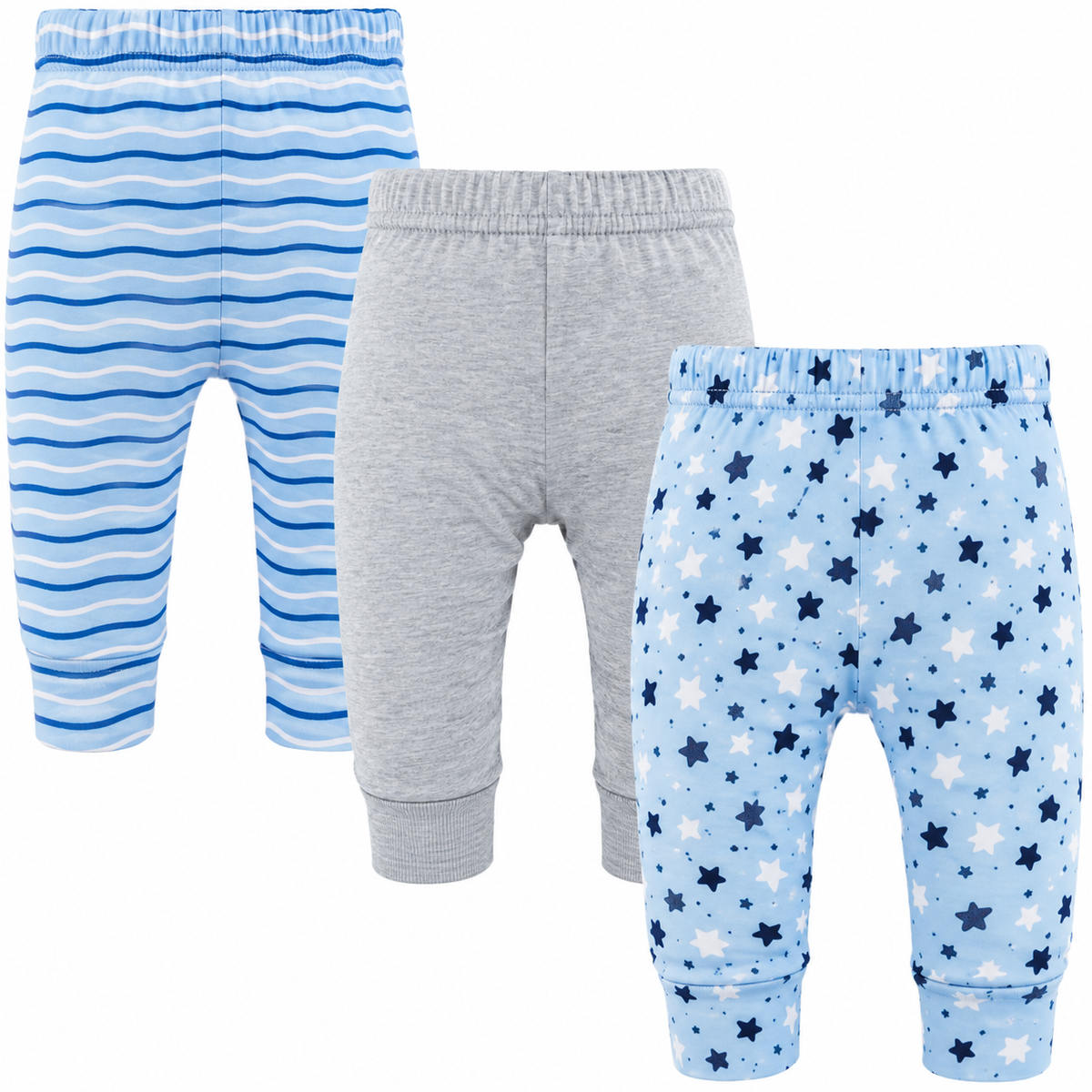 123 Bear Soft Cotton Spandex Baby Pants