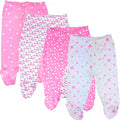 100% Cotton Baby Pants with Footies
