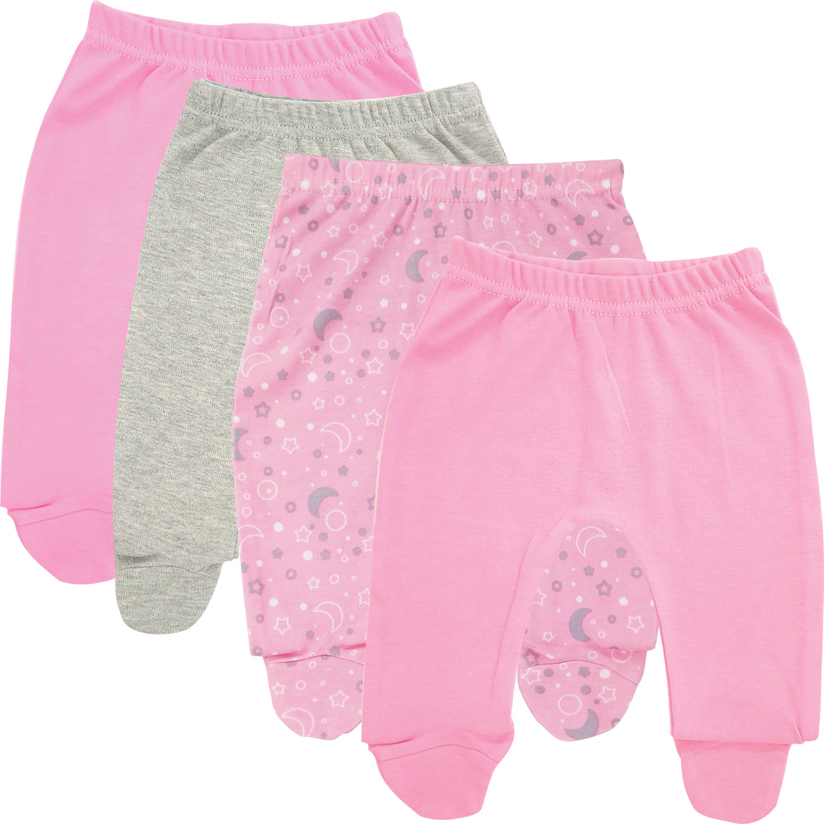 100% Cotton Baby Pants with Footies