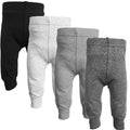 123 Bear Ultra-Soft Cotton Spandex Baby Pants- Multipack