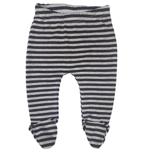 123 Bear Terry Baby Pants with feet / Baby leggings with footies
