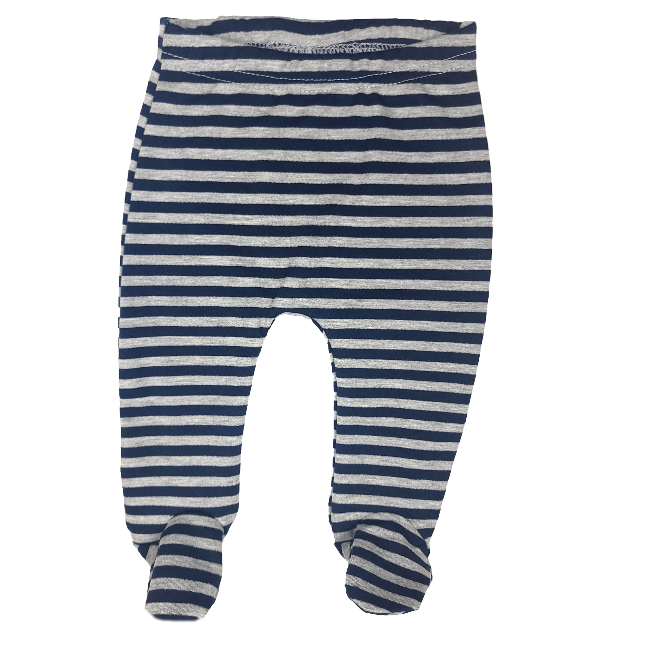 123 Bear Terry Baby Pants with feet / Baby leggings with footies