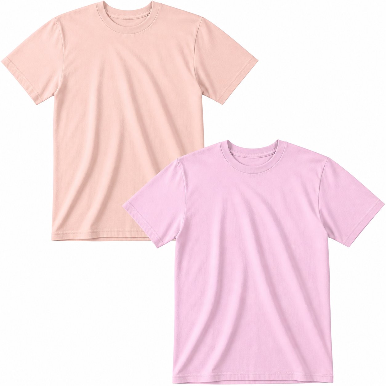 123 Bear Infant & Toddler Soft Cotton Spandex Short Sleeve T-Shirts, Plain Tees for Boys & Girls