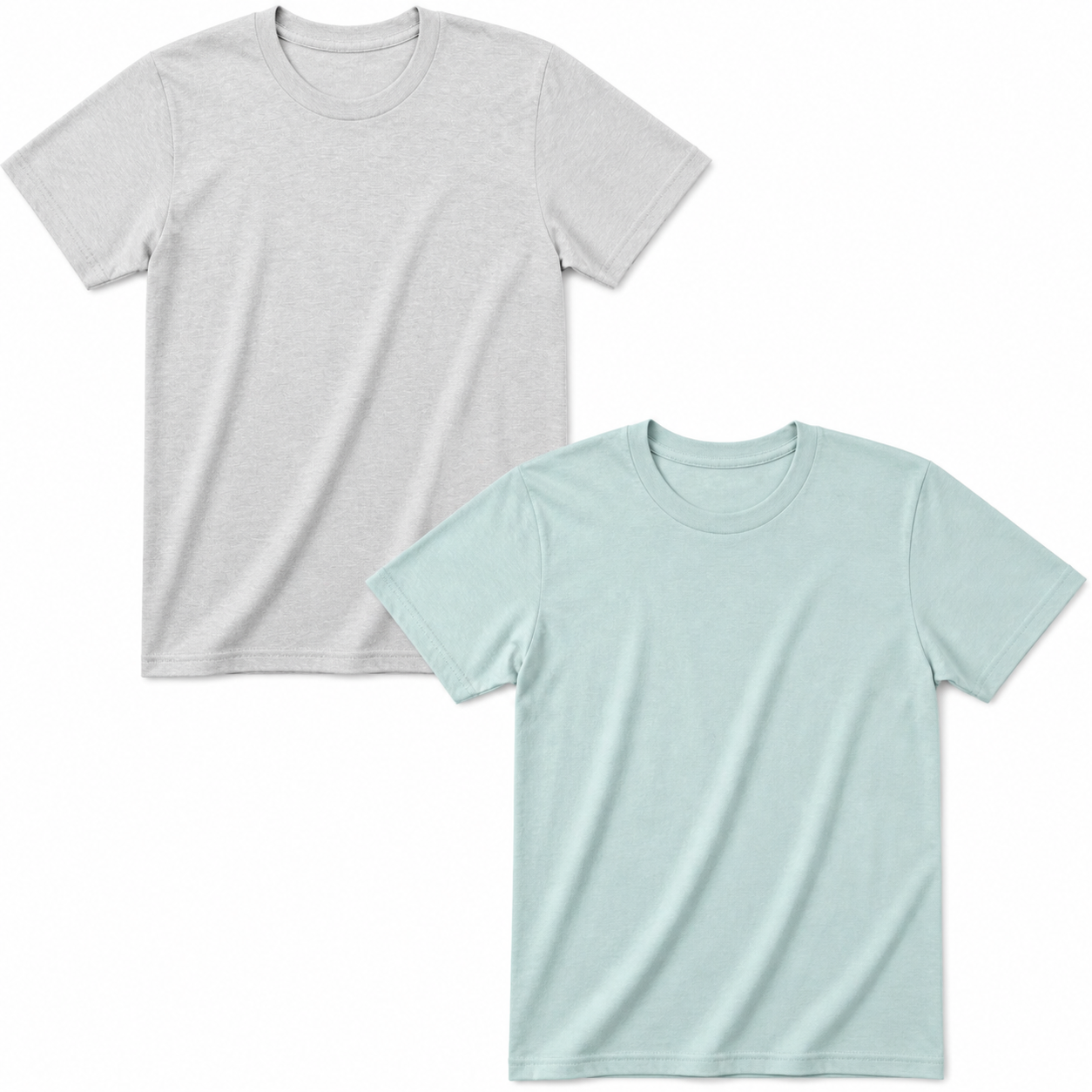 123 Bear Infant & Toddler Soft Cotton Spandex Short Sleeve T-Shirts, Plain Tees for Boys & Girls