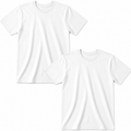 123 Bear Infant & Toddler Soft Cotton Spandex Short Sleeve T-Shirts, Plain Tees for Boys & Girls