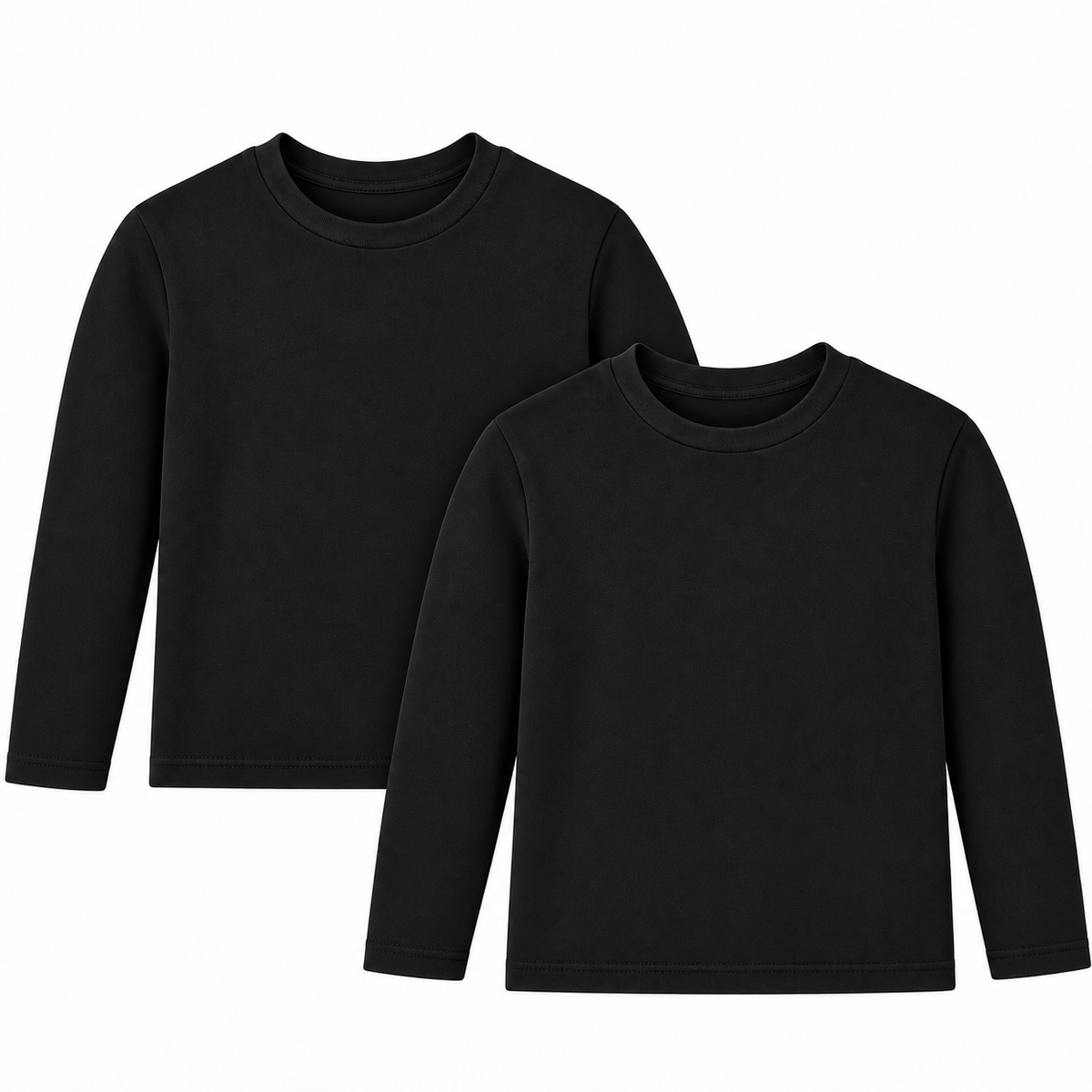 123 Bear Infant & Toddler Soft Cotton Spandex Long Sleeve T-Shirts for Boys & Girls