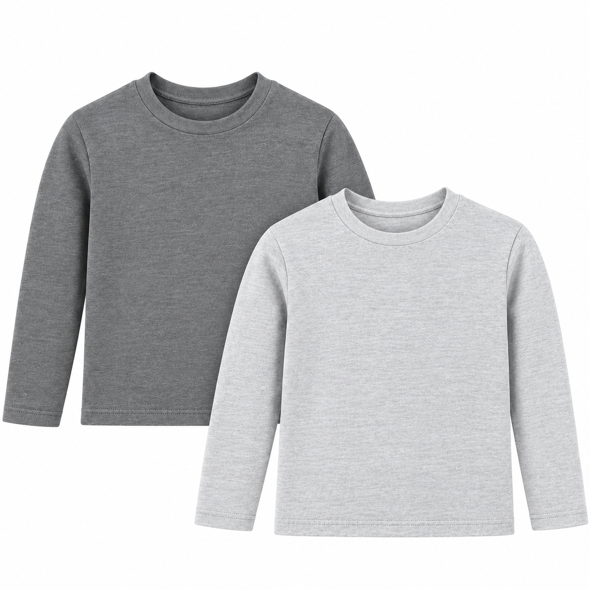 123 Bear Infant & Toddler Soft Cotton Spandex Long Sleeve T-Shirts for Boys & Girls