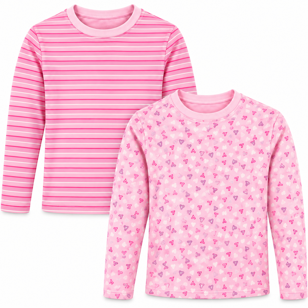 123 Bear Infant & Toddler Soft Cotton Spandex Long Sleeve T-Shirts for Boys & Girls