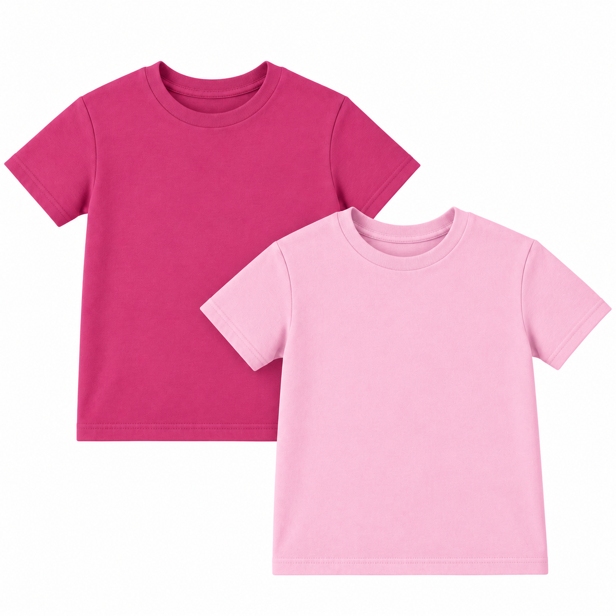 123 Bear Infant & Toddler Soft Cotton Spandex Short Sleeve T-Shirts, Plain Tees for Boys & Girls