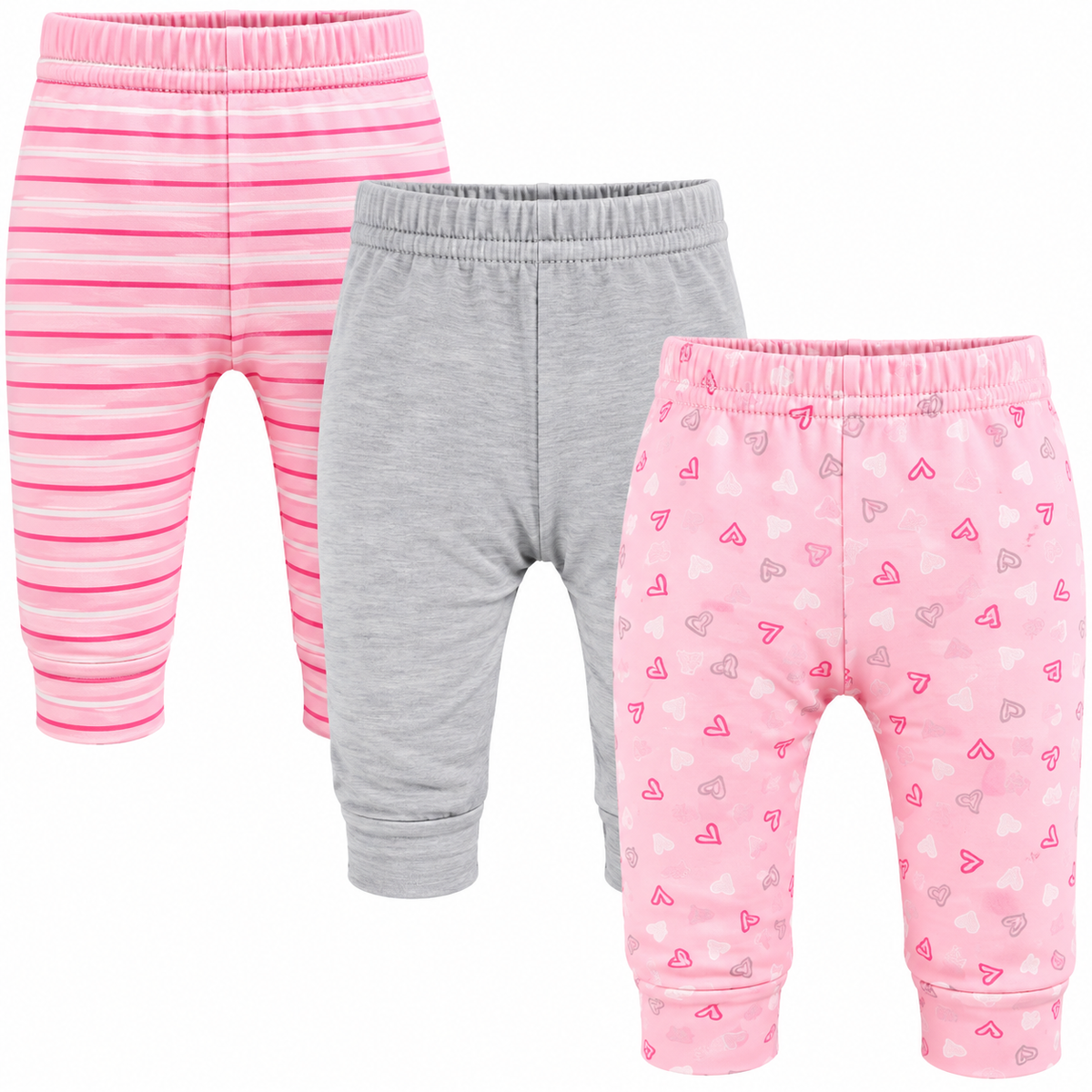 123 Bear Soft Cotton Spandex Baby Pants