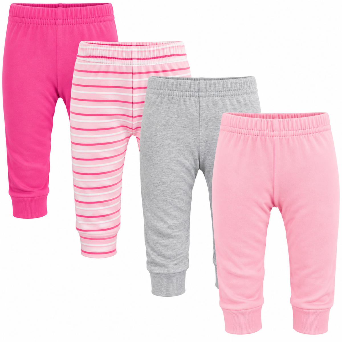 123 Bear Soft Cotton Spandex Baby Pants