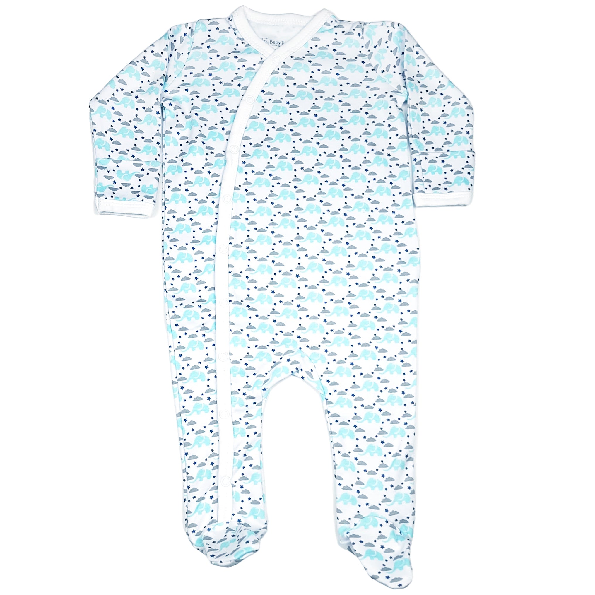 123 Bear Footed Sleep-N-Play PJs Rompers Jumpsuit100% Cotton with Mitten Cuffs Unisex Boys Girls