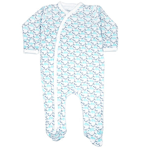 123 Bear Footed Sleep-N-Play PJs Rompers Jumpsuit100% Cotton with Mitten Cuffs Unisex Boys Girls